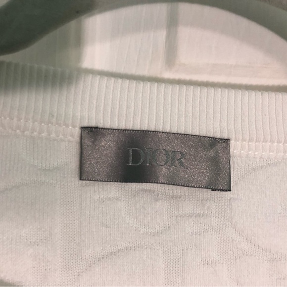 👍🏼Dior Jacquard Terry Cotton Shirt. White 3XL - Picture 3 of 9